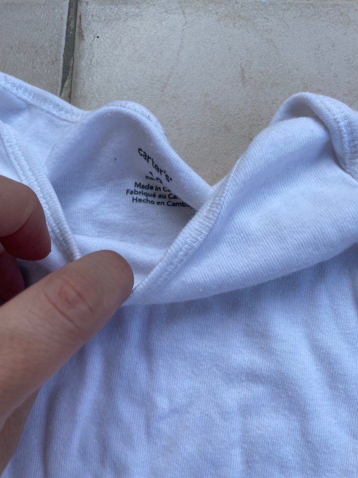 Uzun Kollu Beyaz Pamuklu Bebek Body - Görsel 5