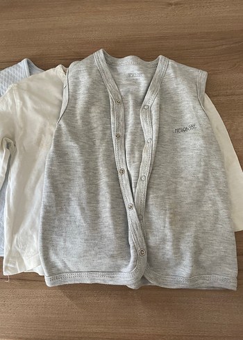 Erkek Bebek Kolsuz Keten Body - Görsel 5