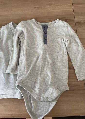 Erkek Bebek Kolsuz Keten Body - Görsel 4