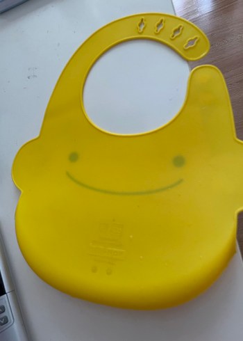 Sarı Desenli Bebek Önlüğü - Görsel 2