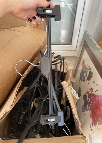 Siyah Plastik Askılar - Görsel 3