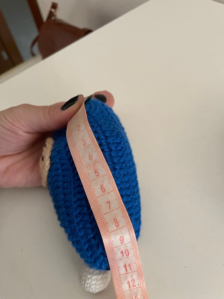 Mavi Örgü Kız Bebek Patik - Görsel 4