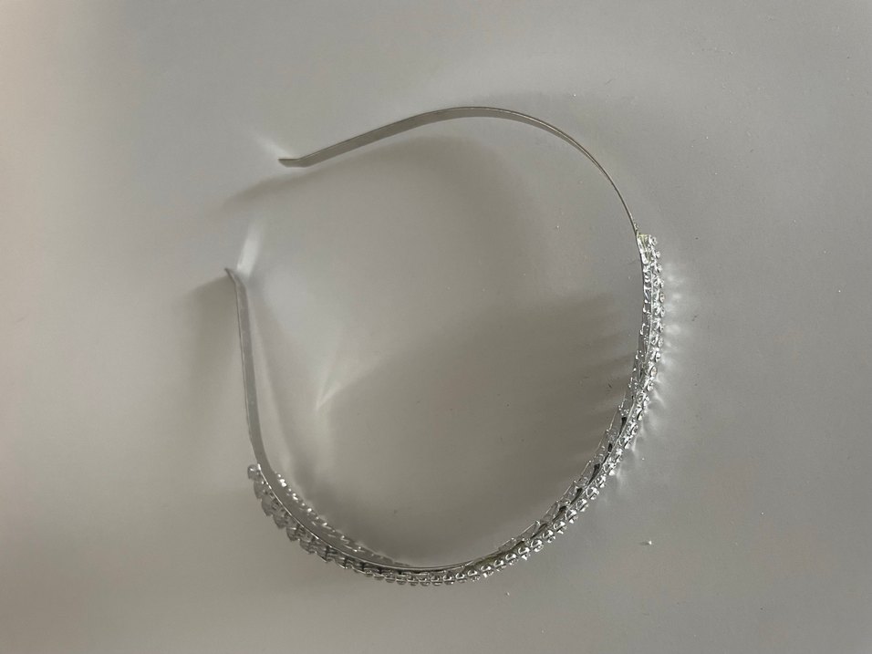 Sıralı Taşlı Metal Saç Aksesuarı - Görsel 3