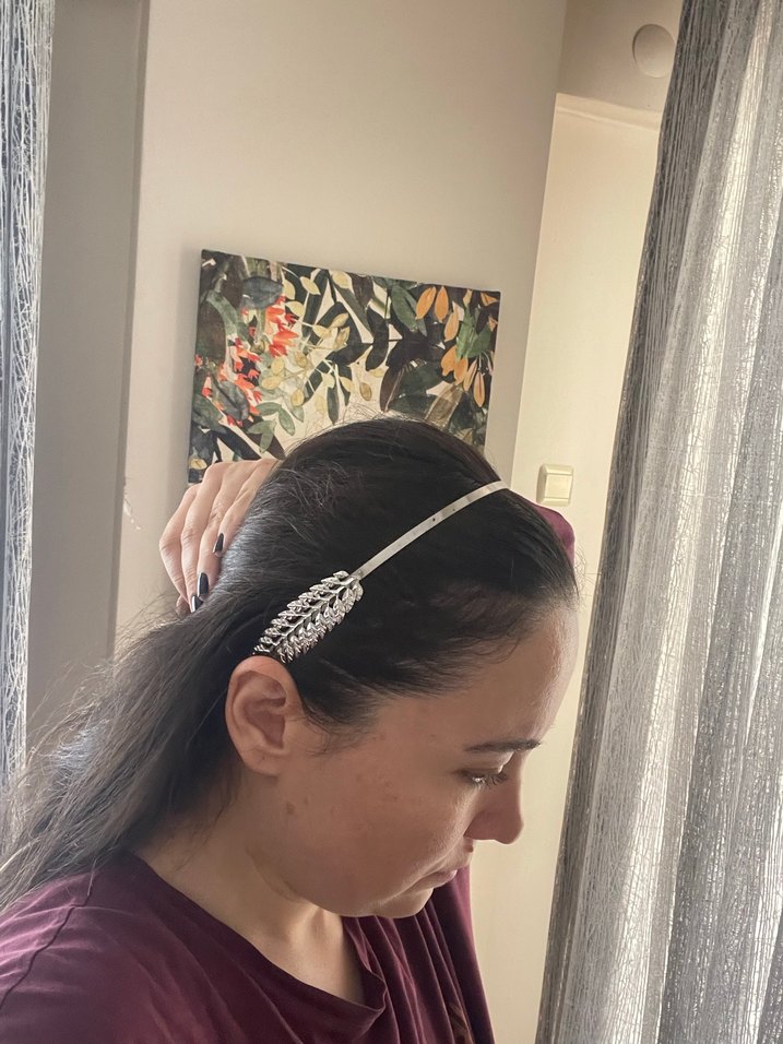 Gümüş helen tacı - Görsel 4