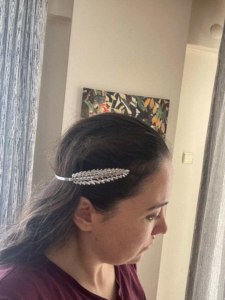 Gümüş helen tacı - Görsel 5