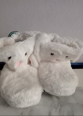 36 Beden Peluş Tavşan Panduf