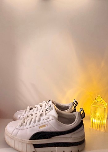 puma Kadın Beyaz Platform Spor Ayakkabı - Görsel 2