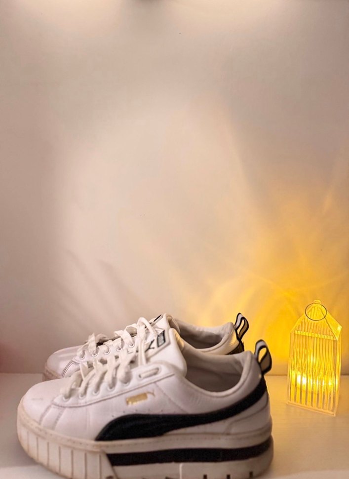 puma Kadın Beyaz Platform Spor Ayakkabı - Görsel 2