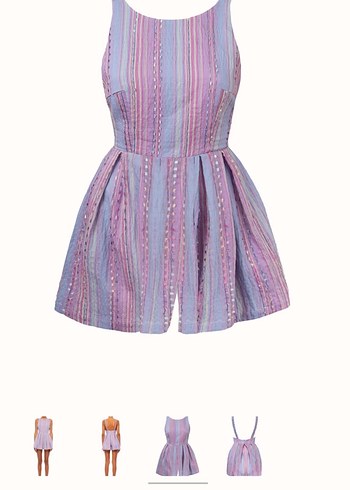 NAİA Lila Bohem Tulum - Görsel 5