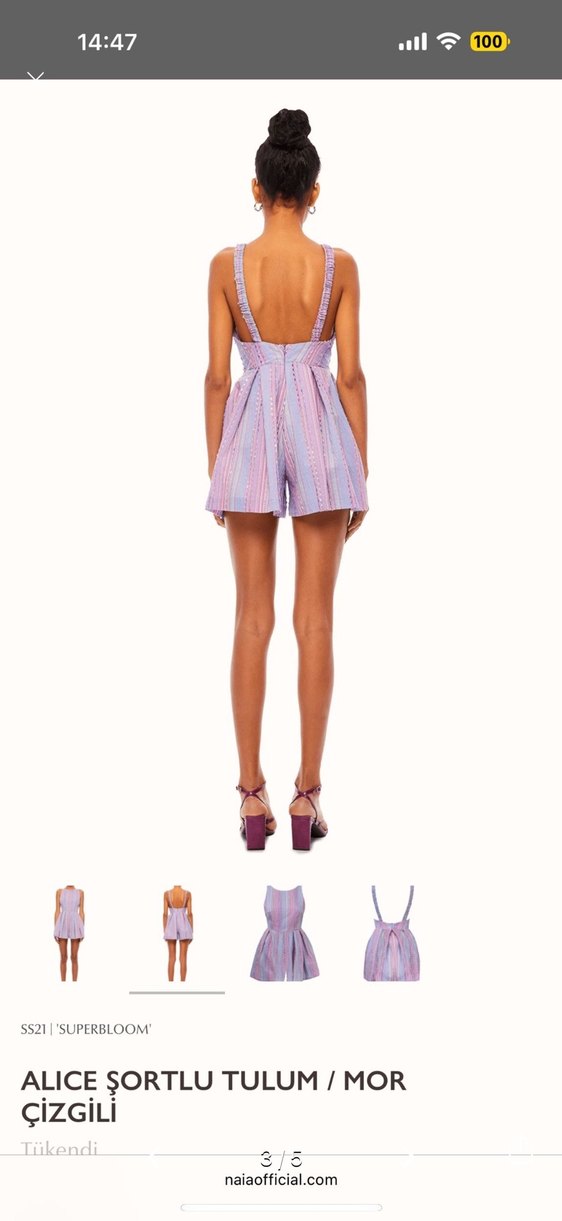 NAİA Lila Bohem Tulum - Görsel 3