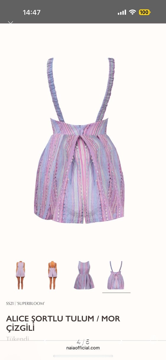 NAİA Lila Bohem Tulum - Görsel 4