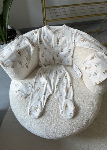 UNİSEX YENİDOĞAN HASTANE ÇIKIŞ SETİ - Görsel 7