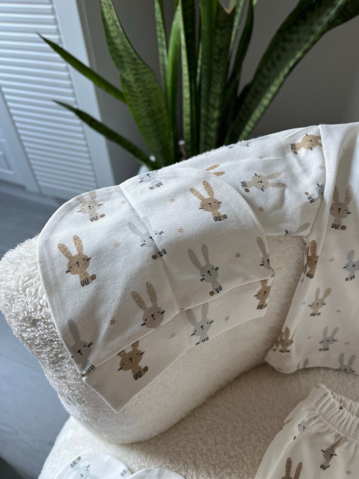 UNİSEX YENİDOĞAN HASTANE ÇIKIŞ SETİ - Görsel 2