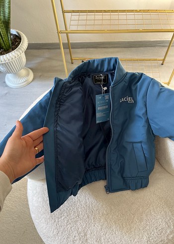 Laciel Paris  mavi su geçirmez mont - Görsel 4