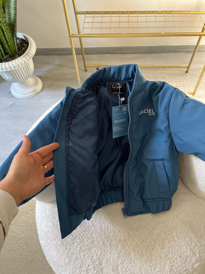 Laciel Paris  mavi su geçirmez mont - Görsel 4
