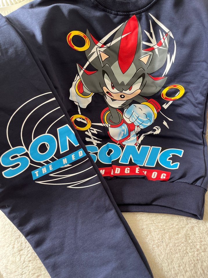 Sonic baskılı erkek çocuk eşofman takımı - Görsel 2