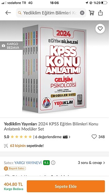 Yediiklim yayıncılık eğitim bilimleri konu anlatımı set