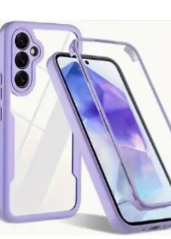 Şeffaf Mor Telefon Kılıfı