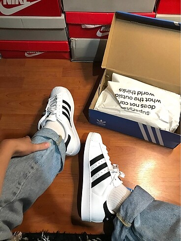 Orijinal Adidas süperstar ithal