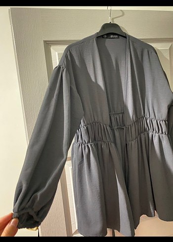 Birgül Bektaş ayrobin bağlamalı tunik. - Görsel 2