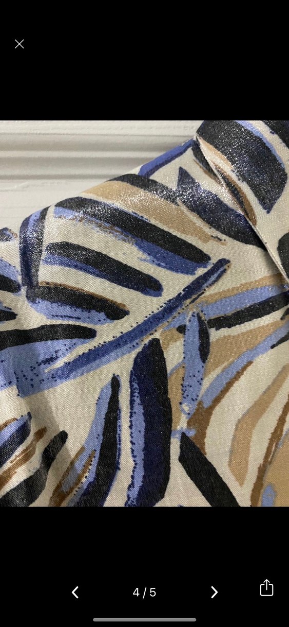 Kadın Çok Renkli Uzun Kollu Bohem parlak kumaşlı gömlek - Görsel 4