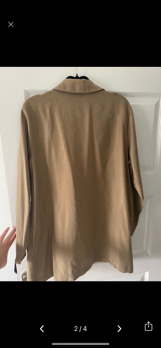 Lcw Keten Blazer Ceket Düğmeli - Görsel 2