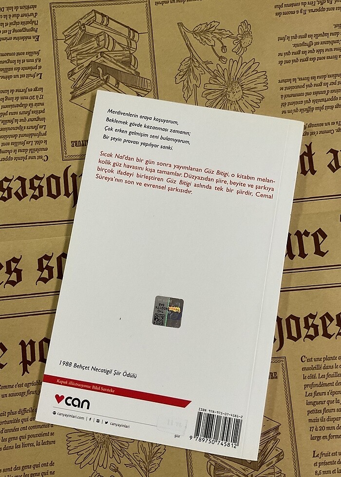 Güz Bitiği (Şiir Kitabı) - Görsel 2