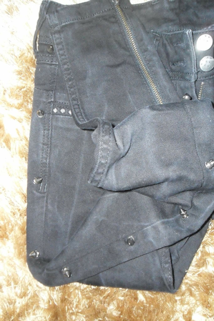 Diğer Zımbalı siyah pantolon