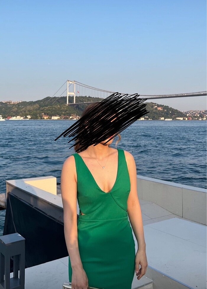 ADİL IŞIK MİDİ BOY ELBİSE - Görsel 2