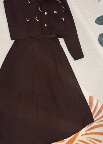 Kadın Siyah Mini Goth Takım - Görsel 2