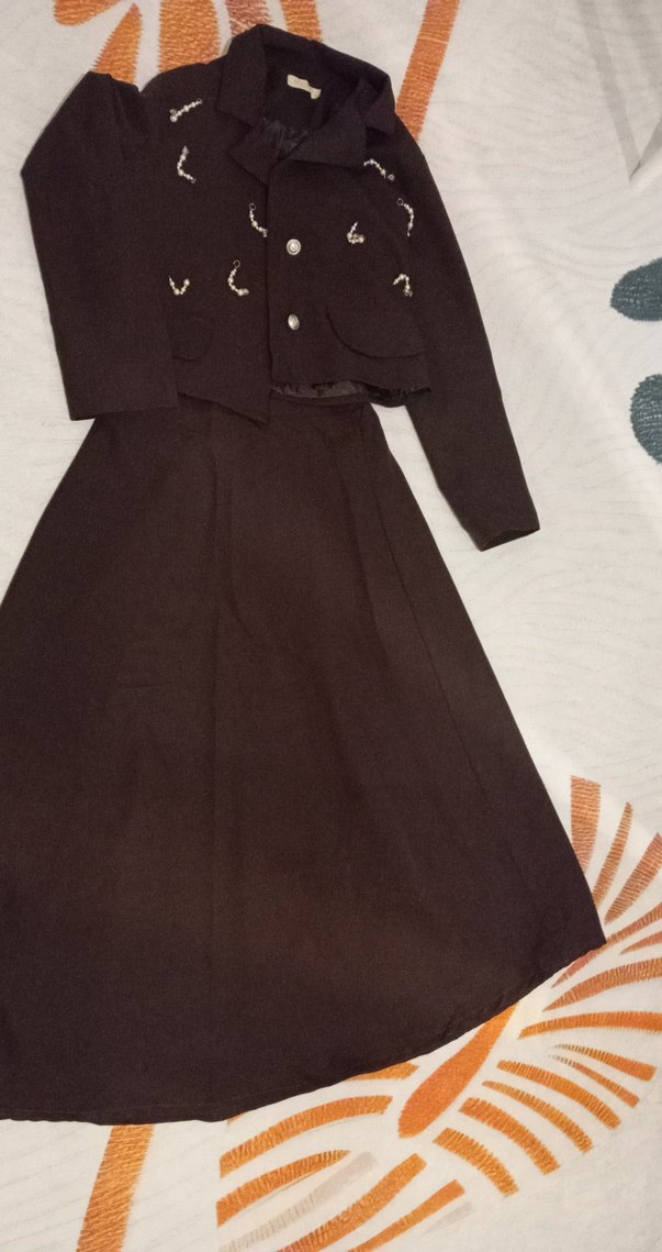 Kadın Siyah Mini Goth Takım - Görsel 2