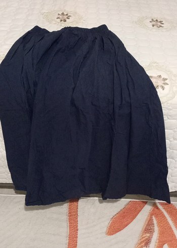 Lacivert Kadın Uzun Kollu Salaş Elbise - Görsel 2