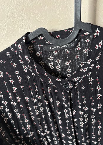 Piliseli Siyah Desenli tunik - Görsel 2