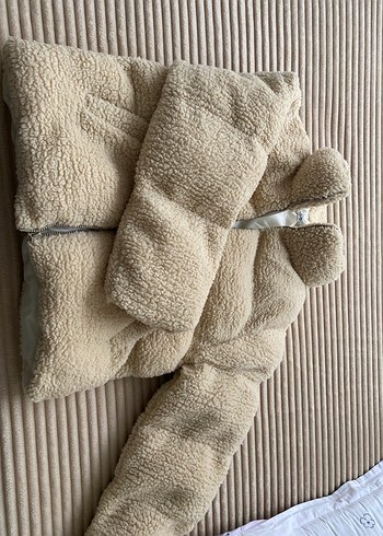 Suni Kürklü Kışlık Mont - Görsel 2