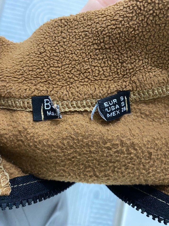 Kahverengi Beli Lastikli Fermuarlı Kadın Sweatshirt - Görsel 5