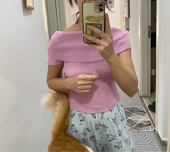 Pembe bluz