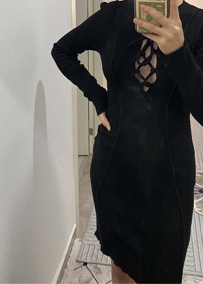 Siyah elbise - Görsel 2