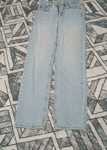 Trendyol & Milla Acik Mavi Genis Paca Denim Jean