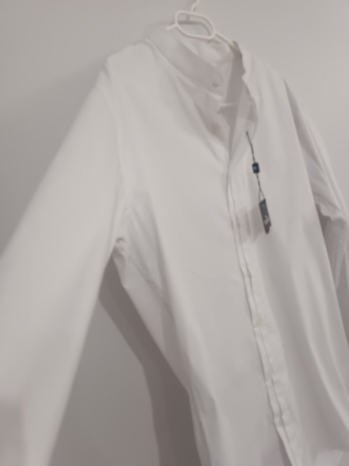 Beyaz Uzun Kollu Erkek Gömlek - Görsel 3