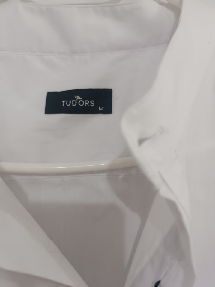 Erkek Beyaz Uzun Kollu Pamuklu Gömlek - Görsel 2