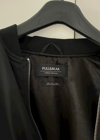 Pull and Bear Pull and Bear Siyah Bomber Ceket