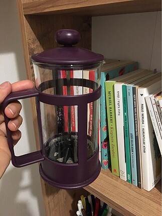 1 kez denendi. Mor french press