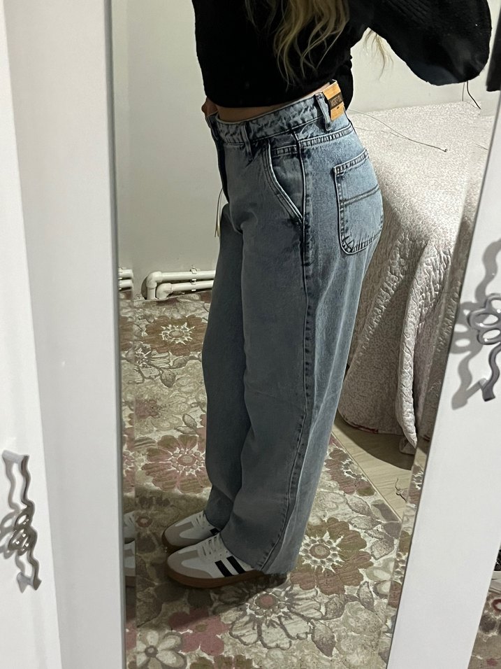 Kesik paça baggy bol kesim - Görsel 2