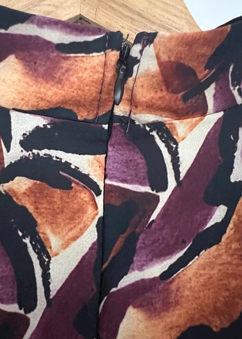 Uzun Kollu, Desenli Kadın elbise - Görsel 4