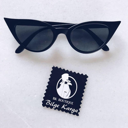 Diğer Siyah Lens Baby Cat Eye Gözlük
