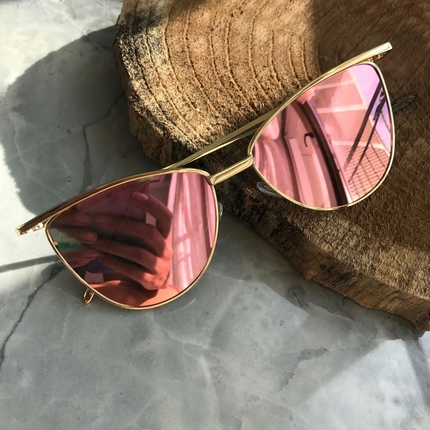 Rose Gold CatEye Gözlük