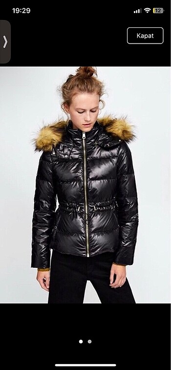 xs Beden siyah Renk Zara mont