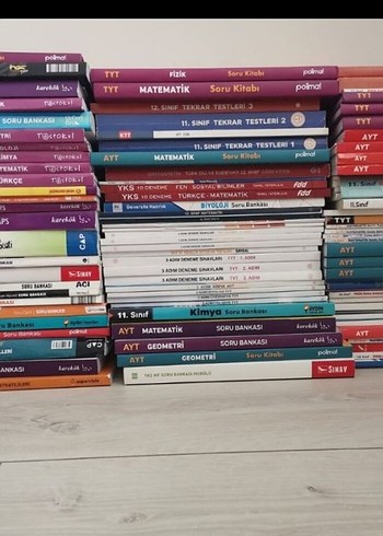 Çeşitli AYT ve TYT Soru Bankası Kitapları