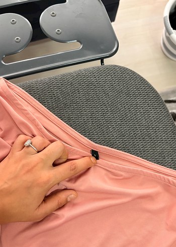 Pembe Drapeli Tek Omuzlu Kadın Mayo - Görsel 5