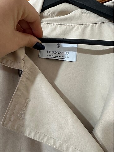xl Beden camel Renk Trençkot stradivarius